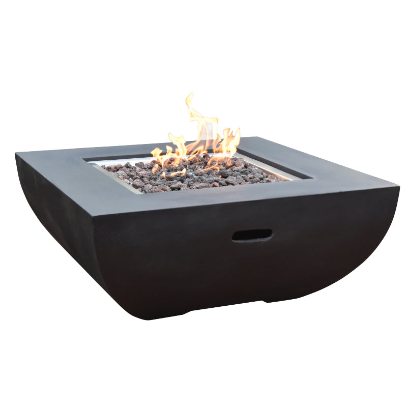 Aurora Propane Fire Table in Dark Gray