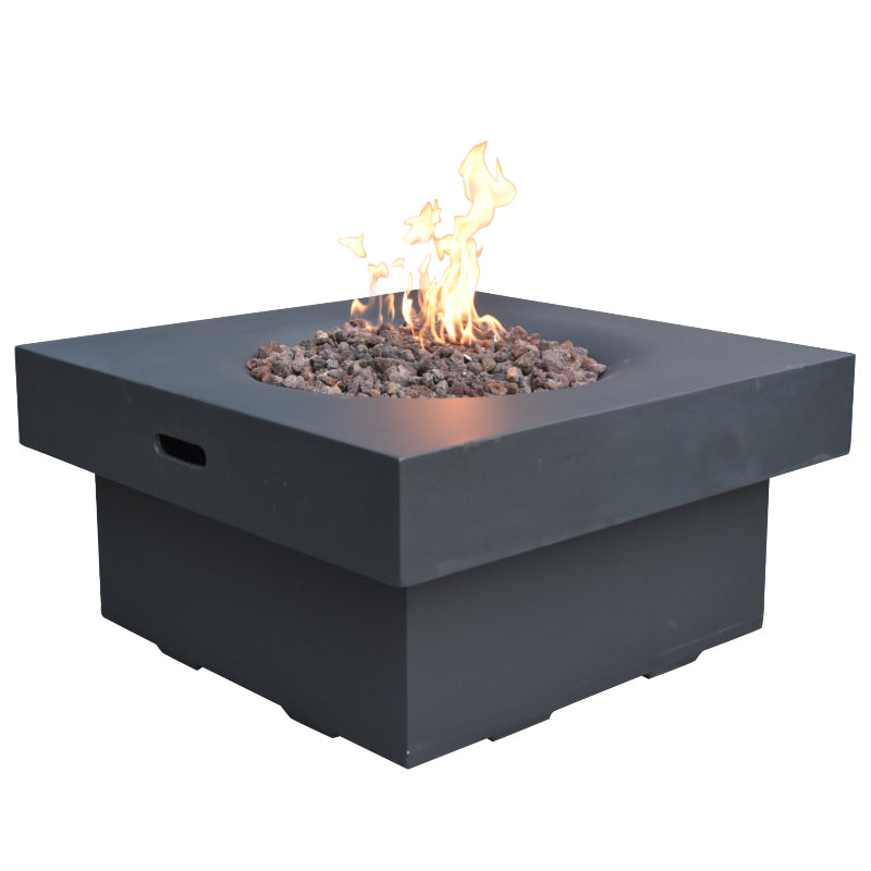 Branford Propane Fire Table in Black
