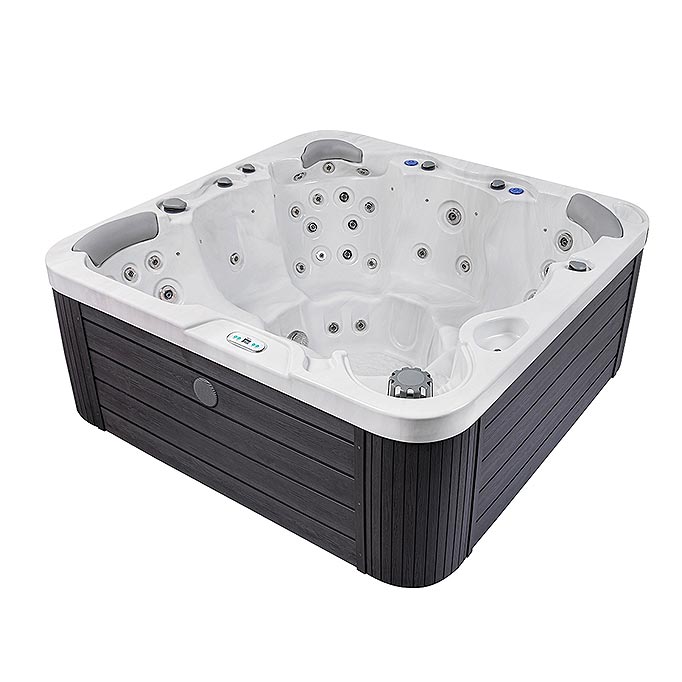 Jersey 6-Person 46-Jet Square Hot Tub