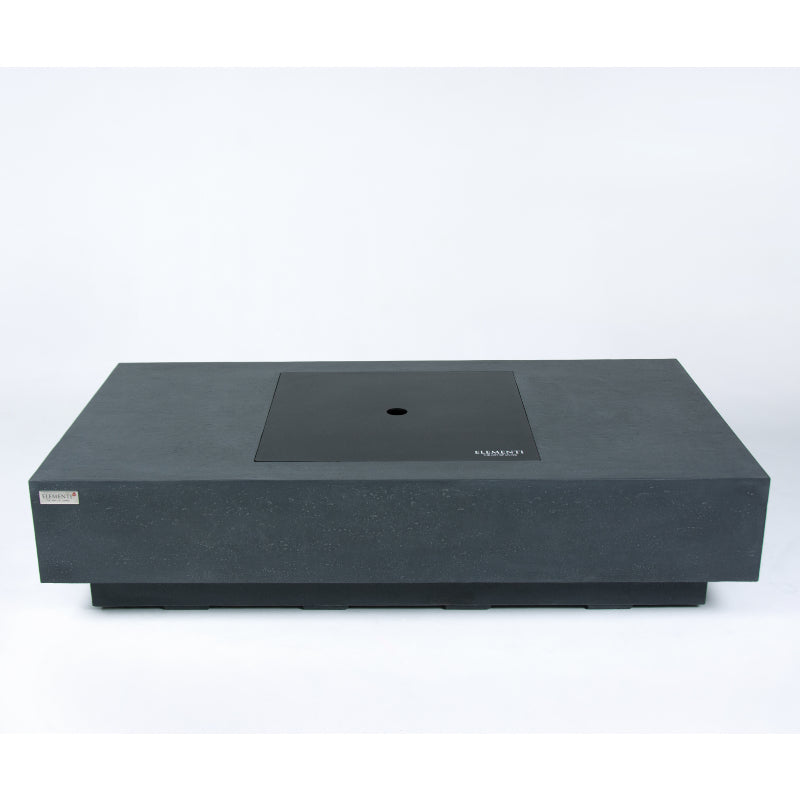 Cannes Propane Fire Table in Dark Gray