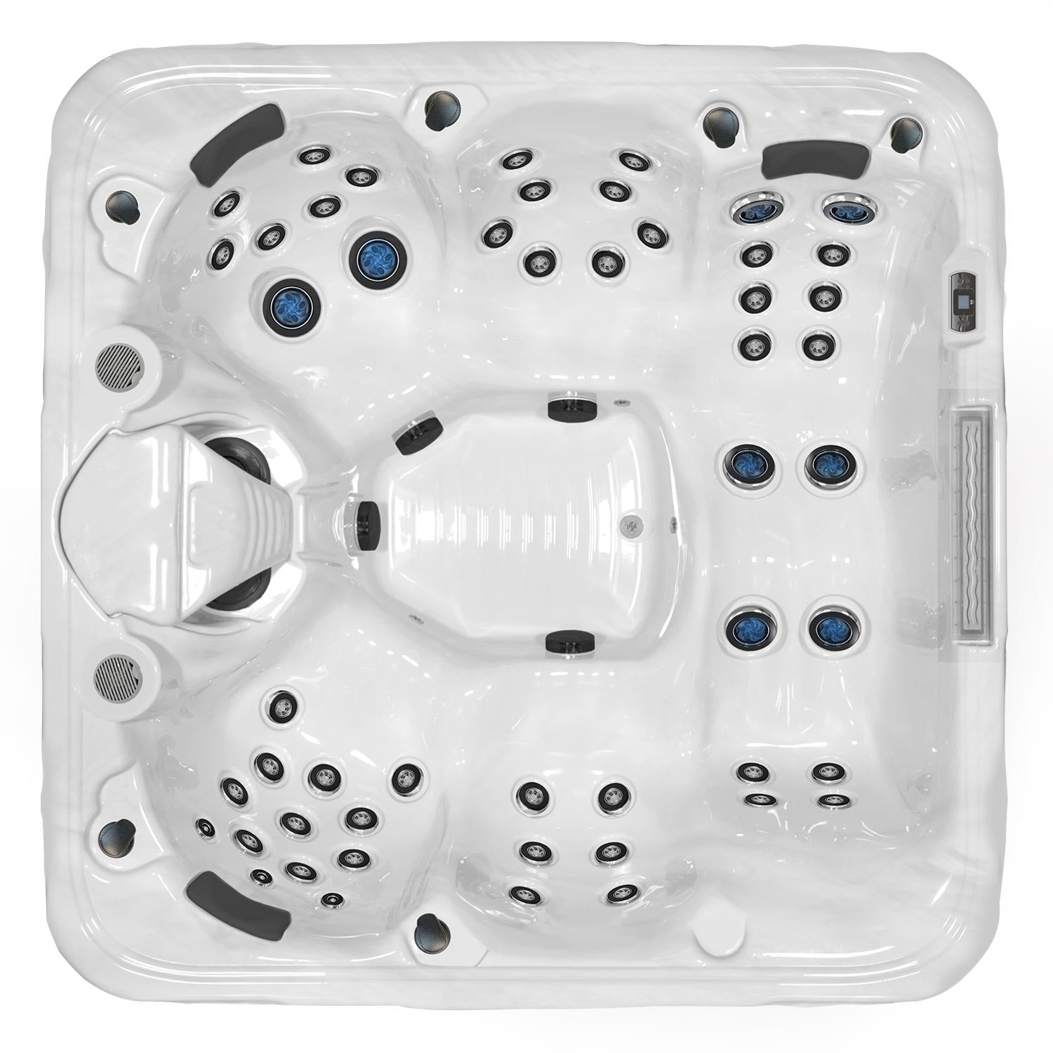 Hollywood 5-Person 51-Jet Square Hot Tub