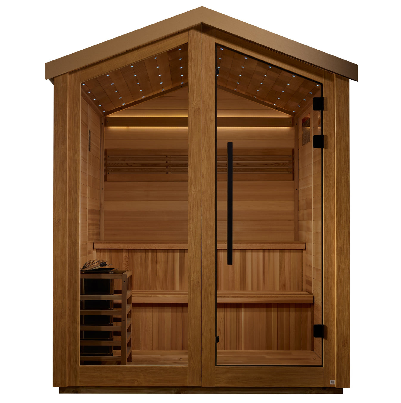 Kaarina Cedar-Interior 6-Person Traditional Outdoor Barn Sauna