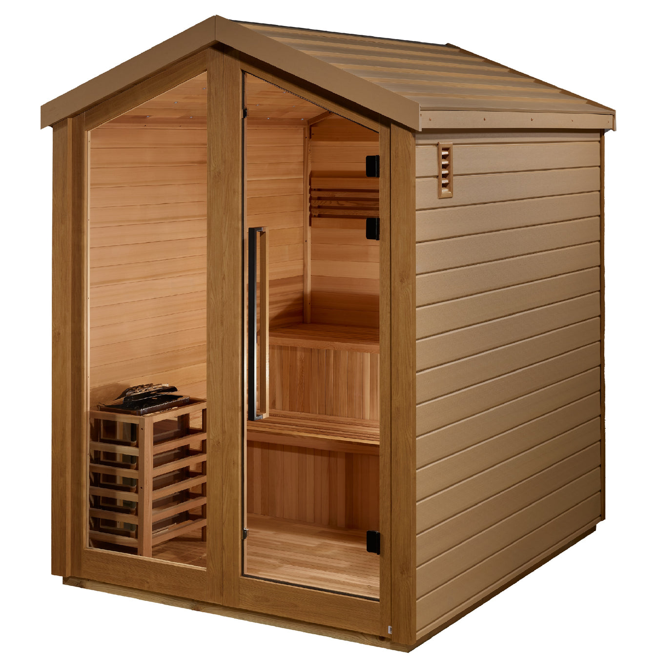 Kaarina Cedar-Interior 6-Person Traditional Outdoor Barn Sauna