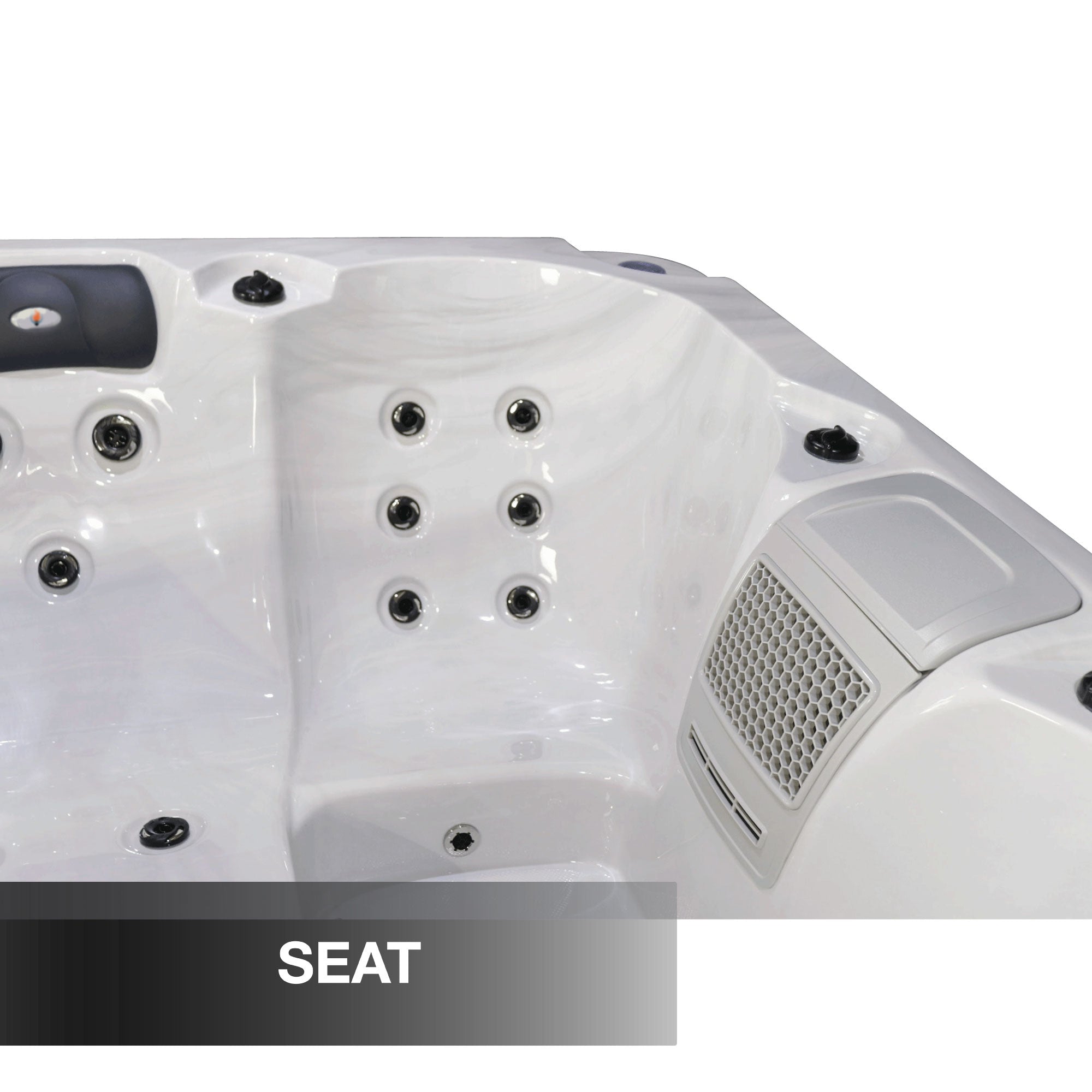 LYS4000 4-Person Plug & Play Hot Tub with Double Lounger