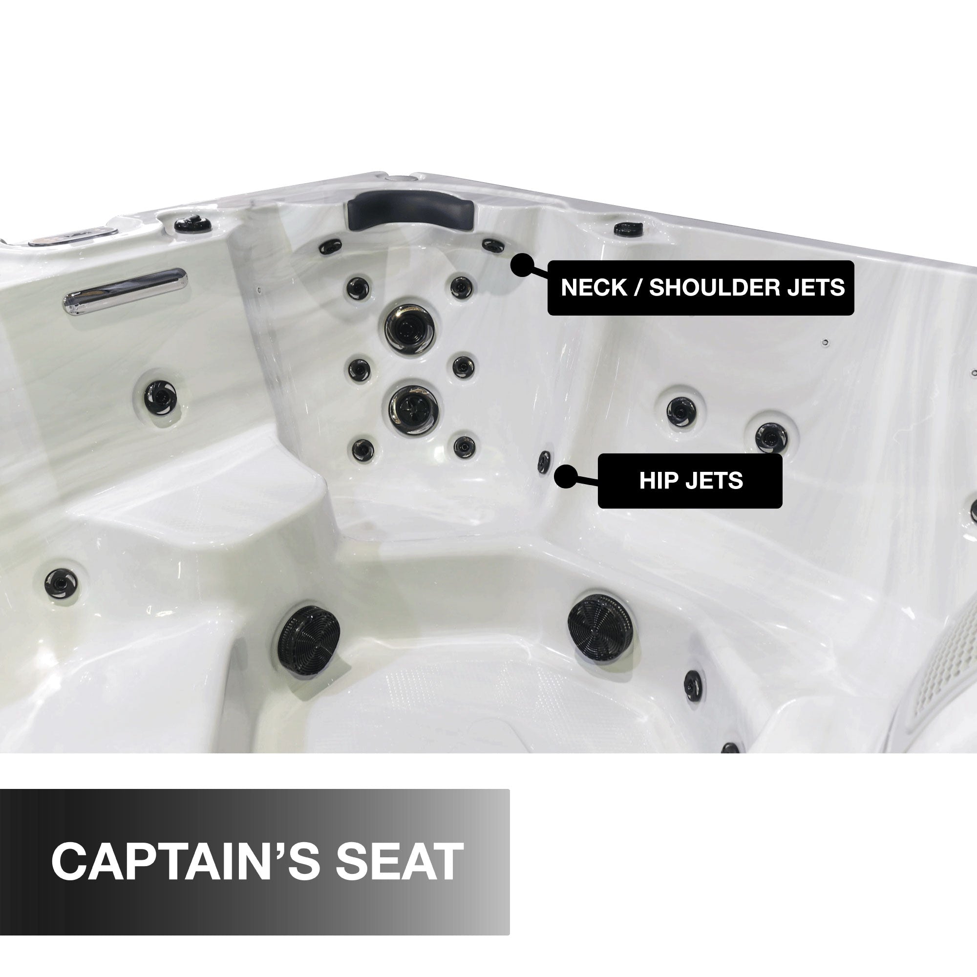 LYS7000 7-Person 46-Jet Hot Tub