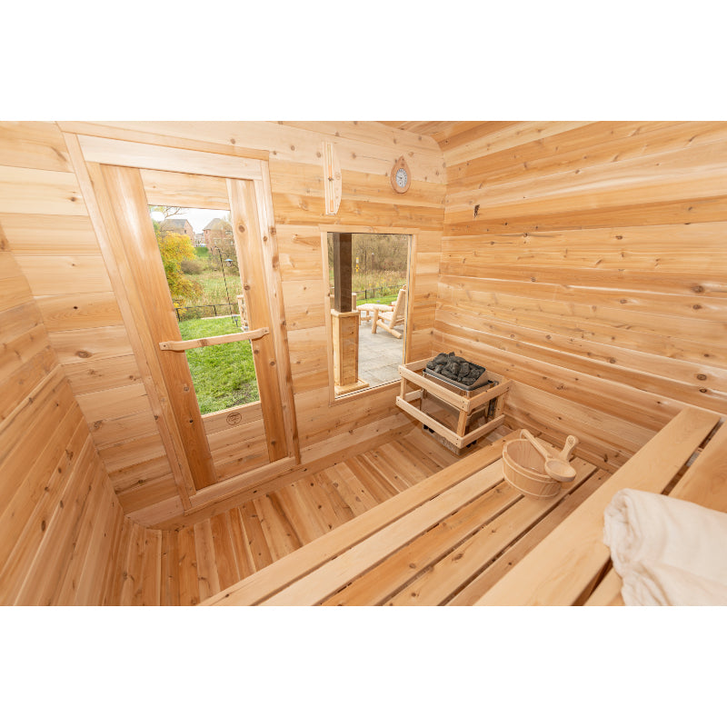 Canadian Timber Luna Cedar 2-3 Person Traditional Outdoor Sauna