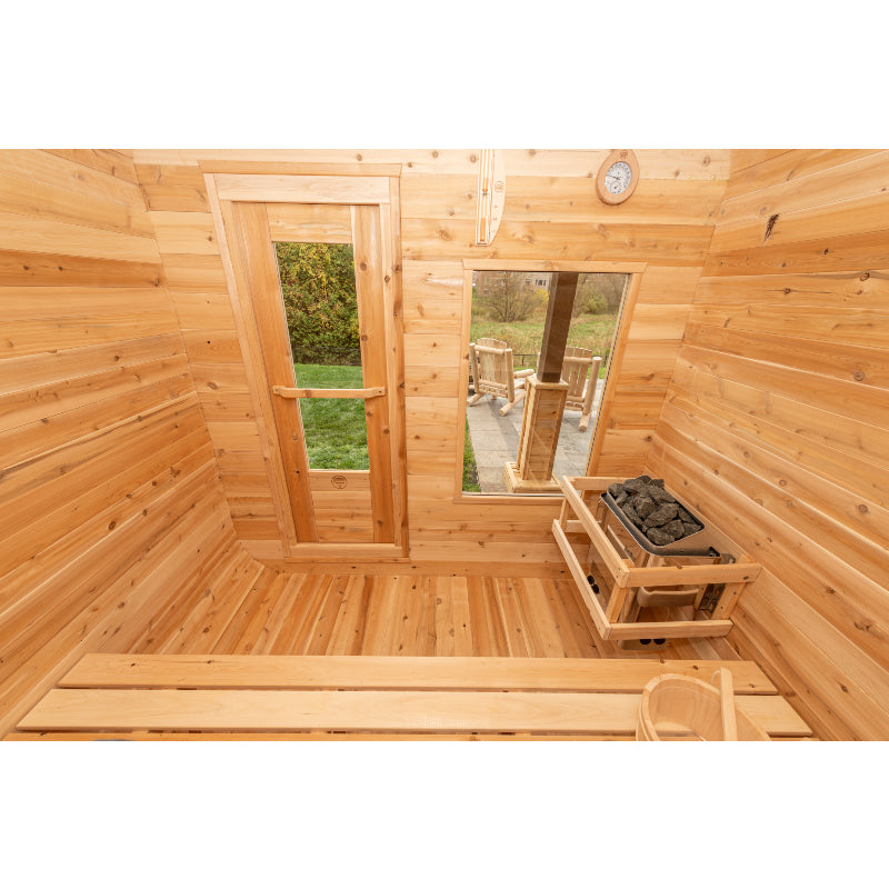 Canadian Timber Luna Cedar 2-3 Person Traditional Outdoor Sauna
