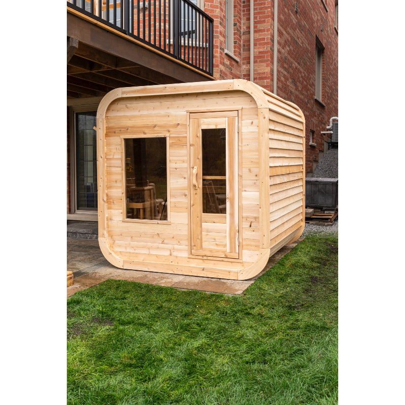 Canadian Timber Luna Cedar 2-3 Person Traditional Outdoor Sauna