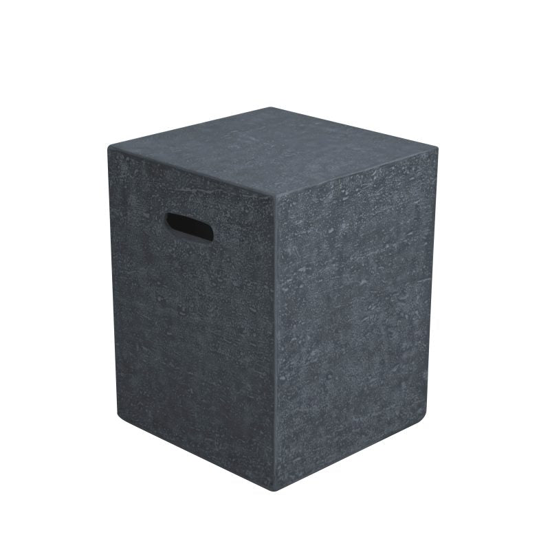 Square Propane Tank Cover in Dark Gray