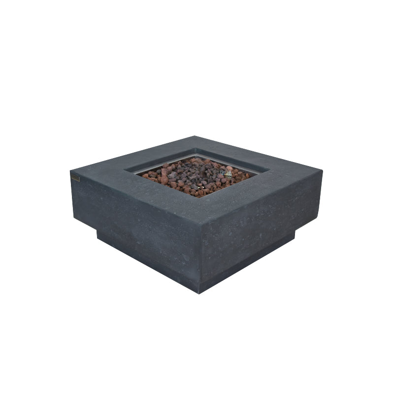 Manhattan Propane Fire Table in Dark Gray