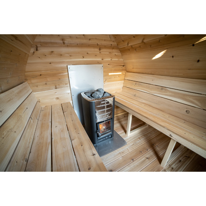 Canadian Timber MiniPOD Cedar 3-4 Person Traditional Outdoor Sauna