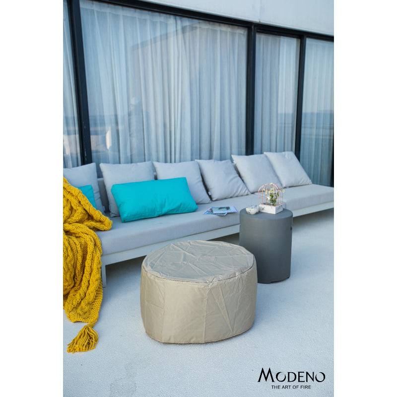 Nantucket Propane Fire Bowl in Light Gray