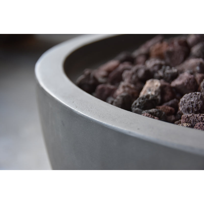 Nantucket Propane Fire Bowl in Light Gray