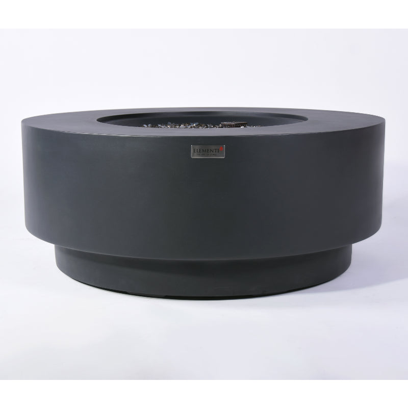 Nimes Propane Fire Table in Dark Gray