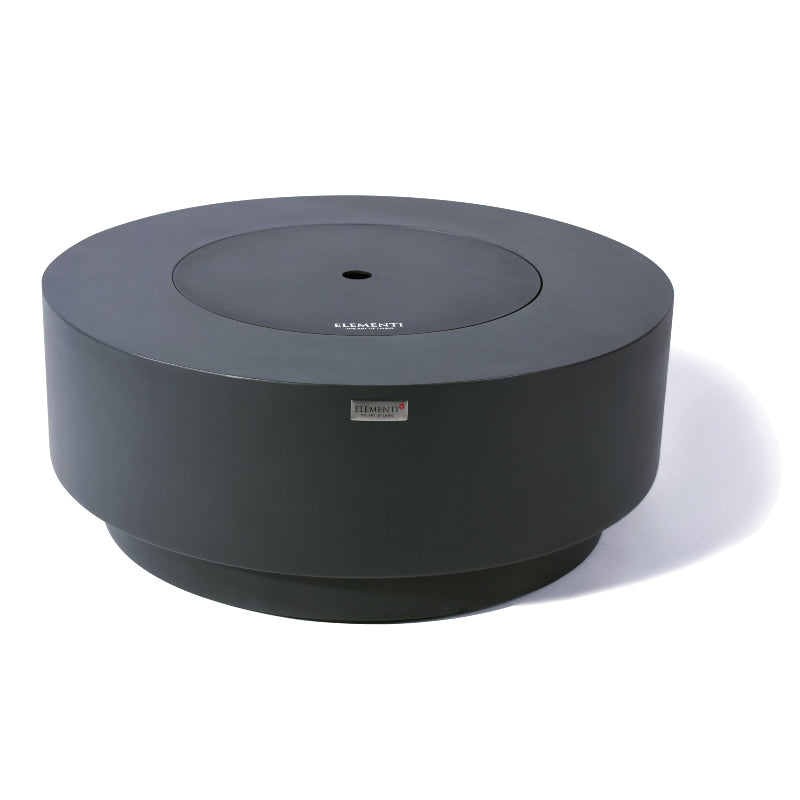 Nimes Propane Fire Table in Dark Gray