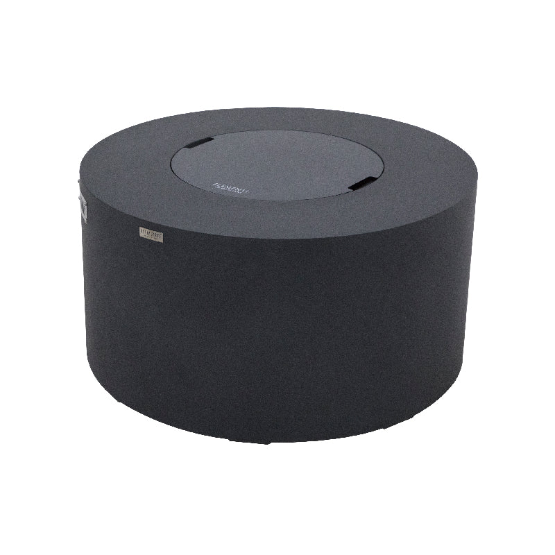 Stainless Steel Lid for Pacaya Propane Fire Table in Dark Gray