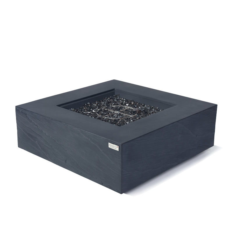 Roraima Propane Fire Table in Slate Black