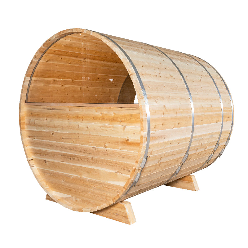 Canadian Timber Tranquility MP Cedar 4-5 Person Traditional Outdoor Barrel Sauna