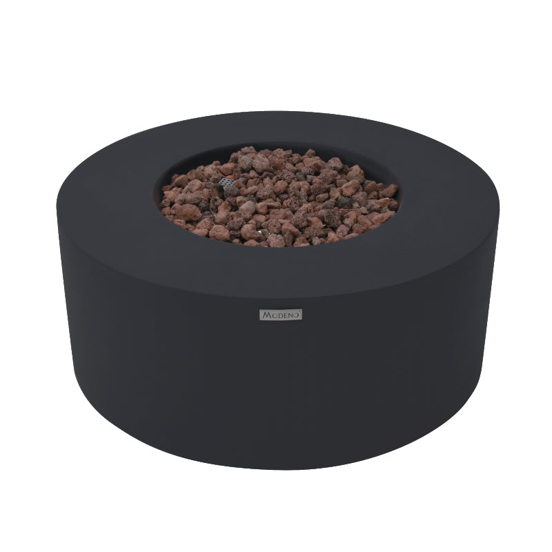 Venice Propane Fire Table in Dark Gray