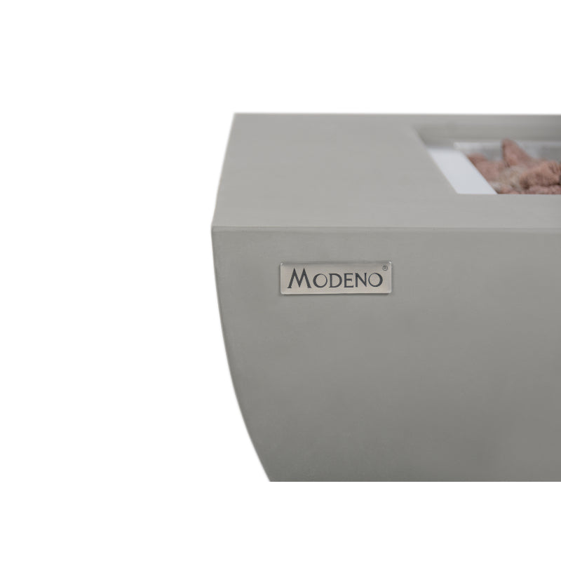 Westport Propane Fire Table in Light Gray