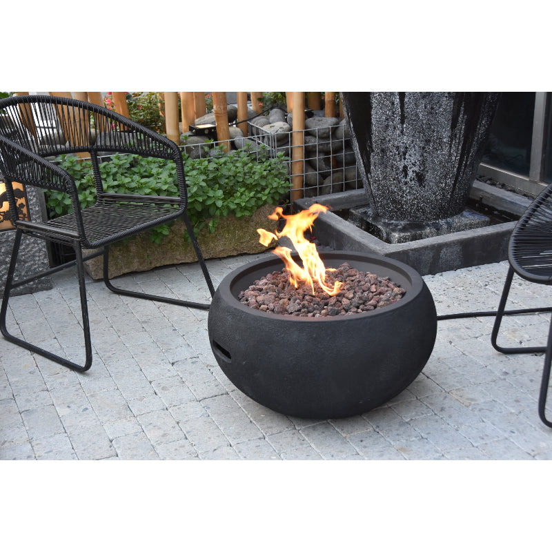 York Fire Bowl in Dark Gray
