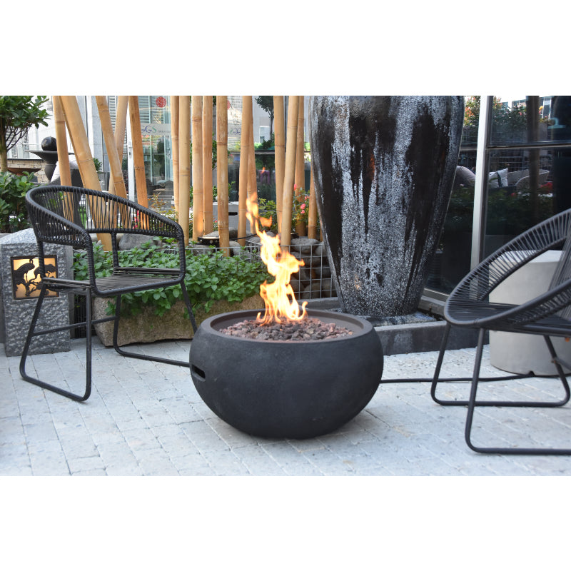 York Fire Bowl in Dark Gray