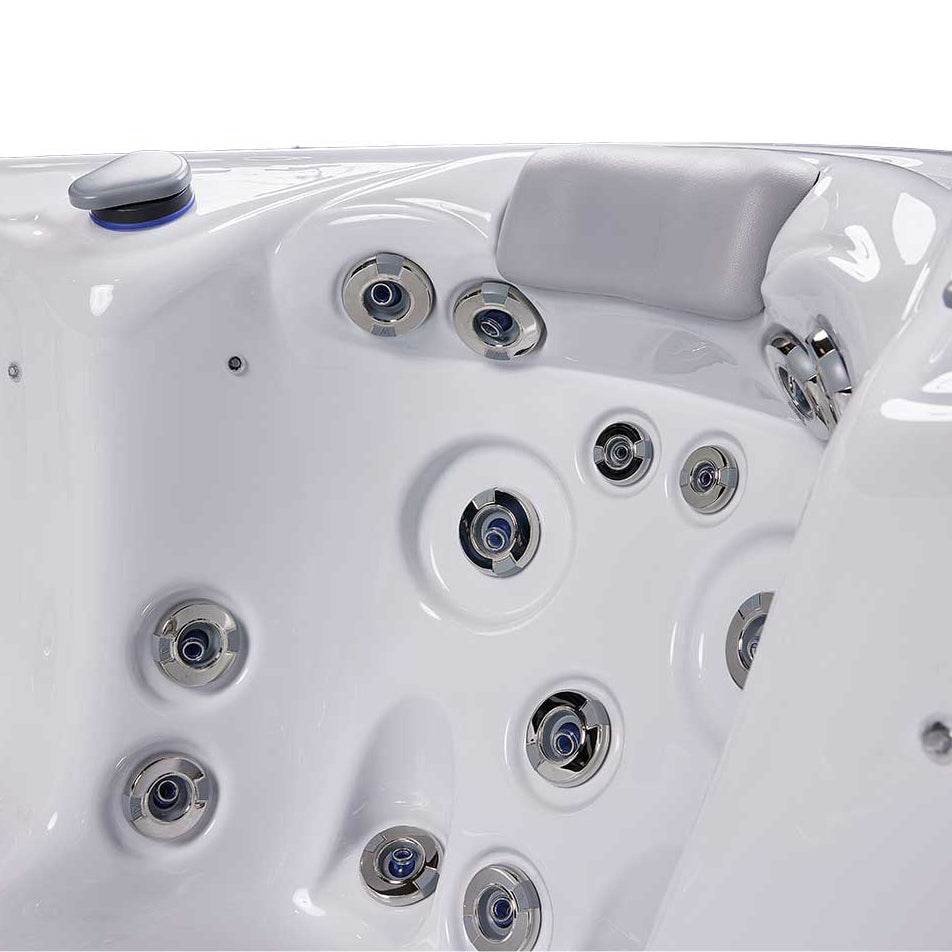 New York 6-Person 49-Jet Square Hot Tub