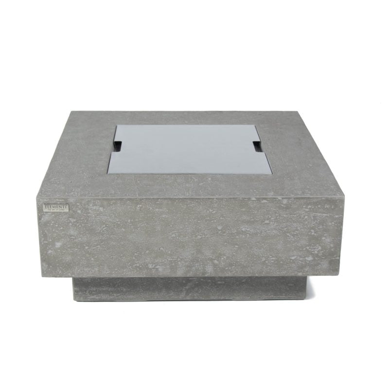 Manhattan Propane Fire Table in Light Gray