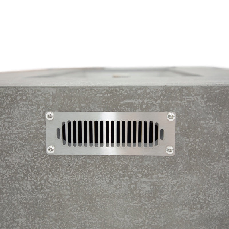 Andes Fire Table with Hidden Propane Tank in Light Gray