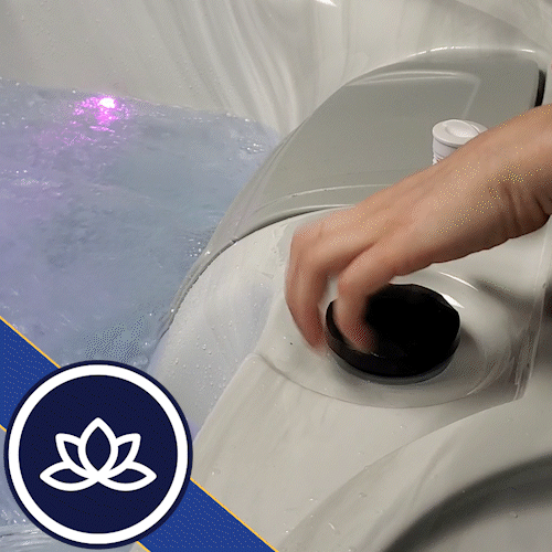 LYS4000 4-Person Plug & Play Hot Tub with Double Lounger