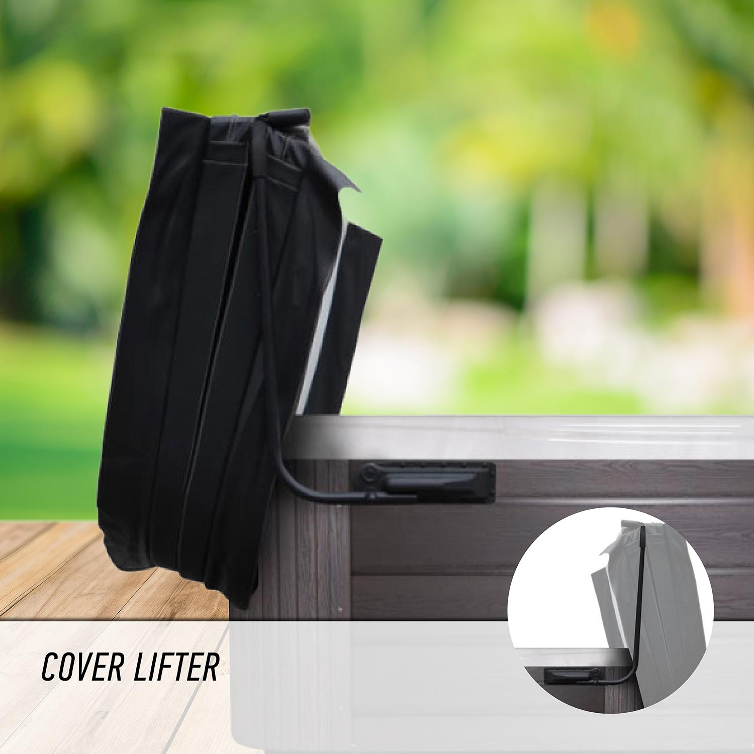 Hollywood 5-Person 51-Jet Square Hot Tub