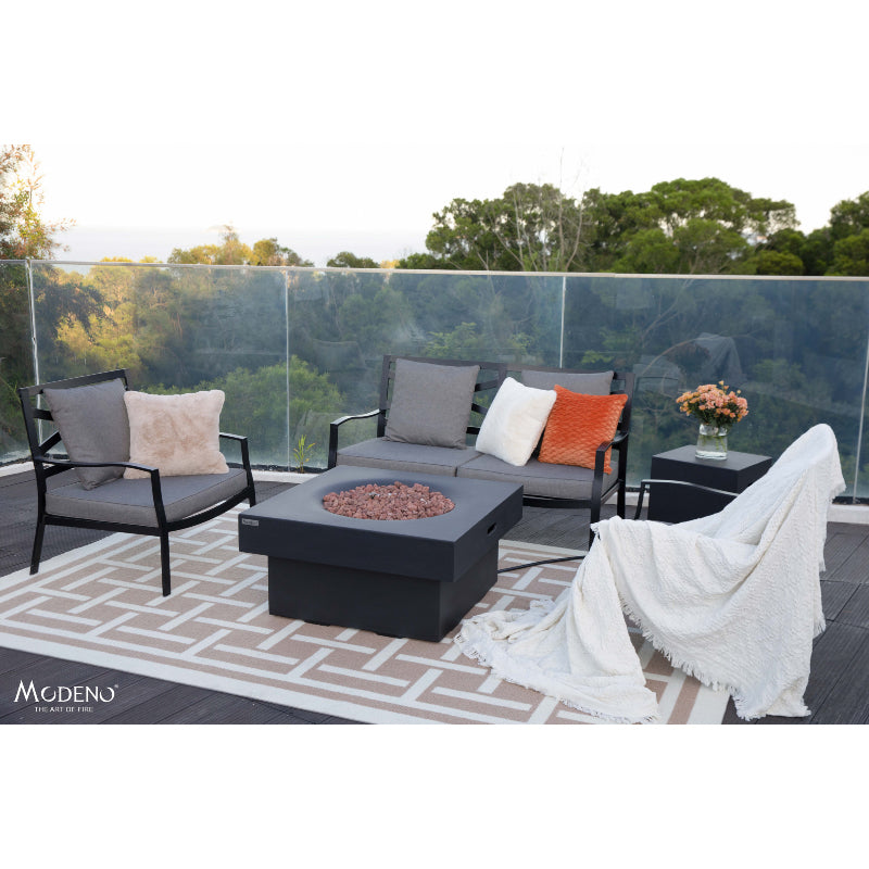 Branford Propane Fire Table in Black