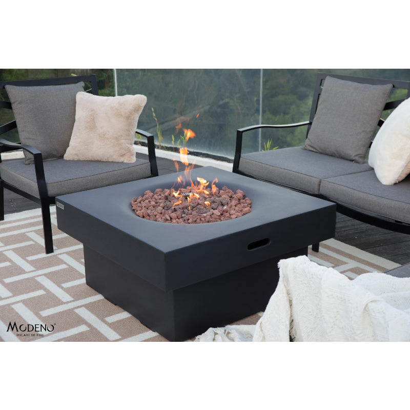 Branford Propane Fire Table in Black