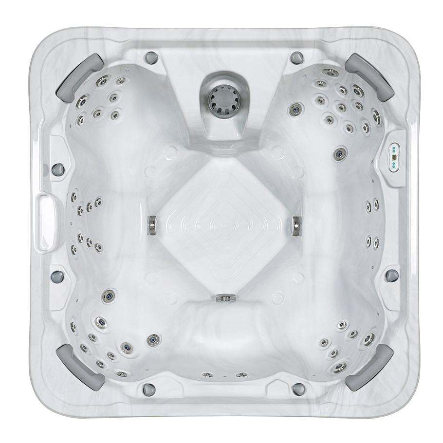 Chicago 7-Person 50-Jet Square Hot Tub