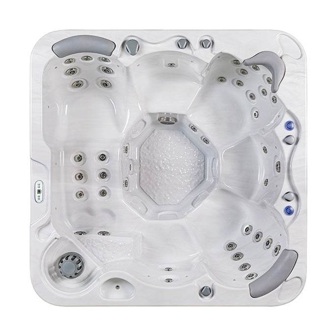 Jersey 6-Person 46-Jet Square Hot Tub