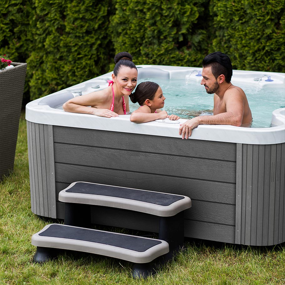 Jersey 6-Person 46-Jet Square Hot Tub