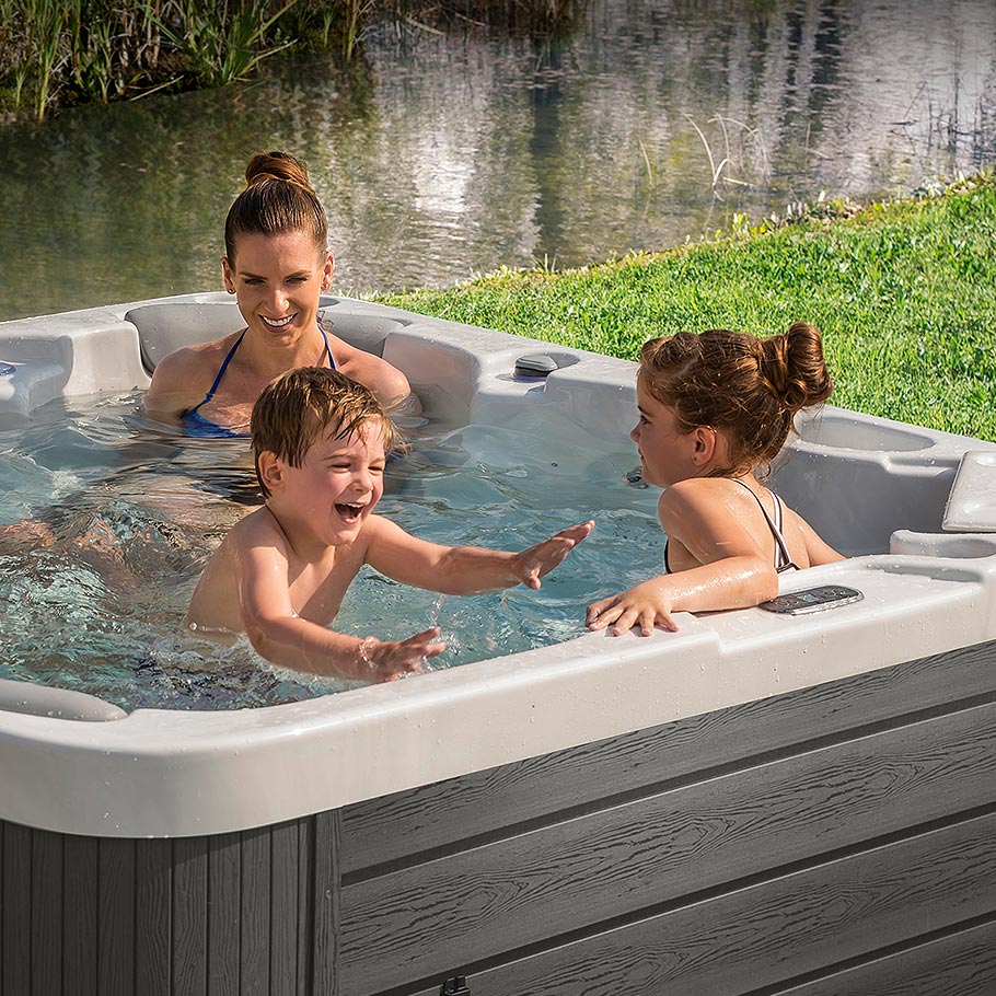 Jersey 6-Person 46-Jet Square Hot Tub