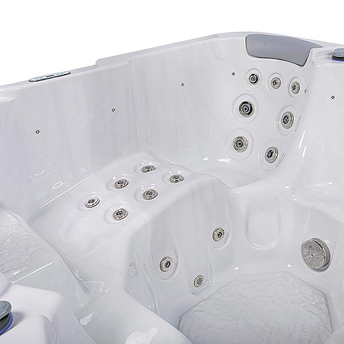 Jersey 6-Person 46-Jet Square Hot Tub