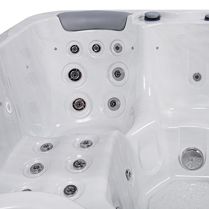 Jersey 6-Person 46-Jet Square Hot Tub