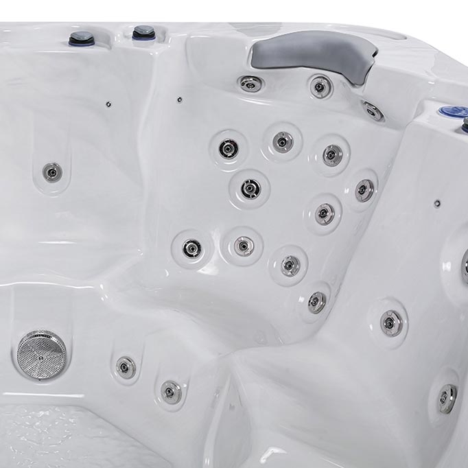 Jersey 6-Person 46-Jet Square Hot Tub
