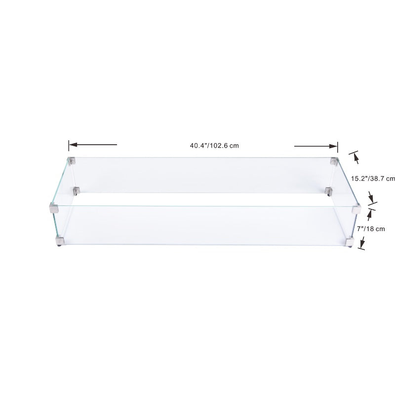 Wind Screen for Cape Town Propane Fire Table