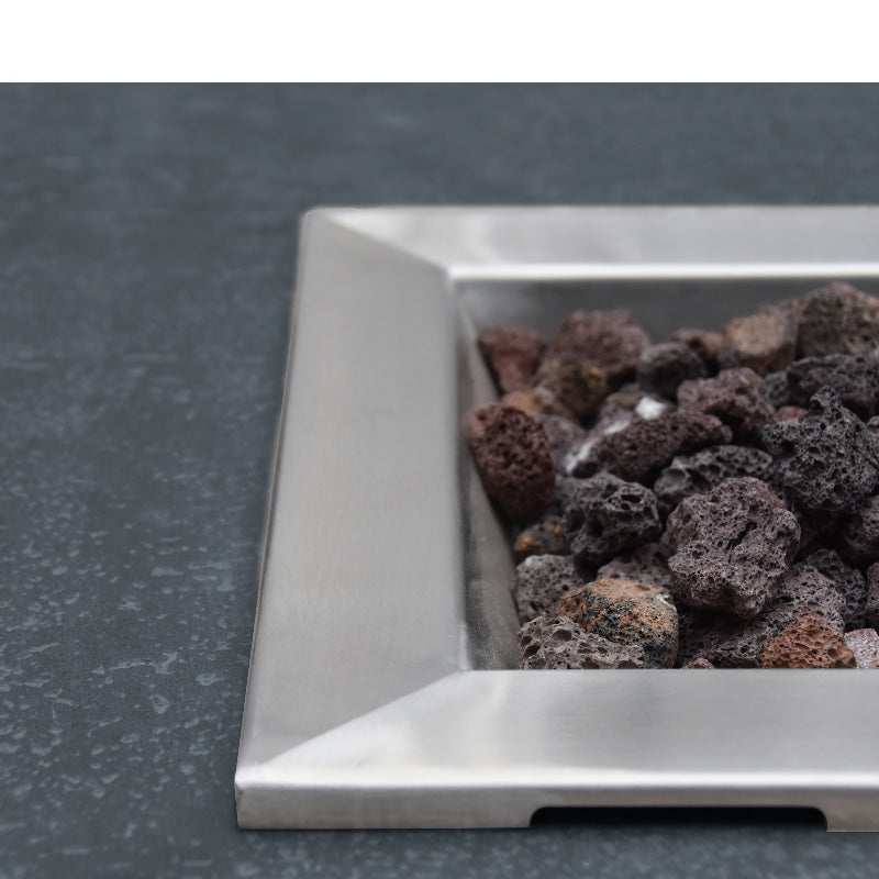 Hampton Propane Fire Table in Dark Gray