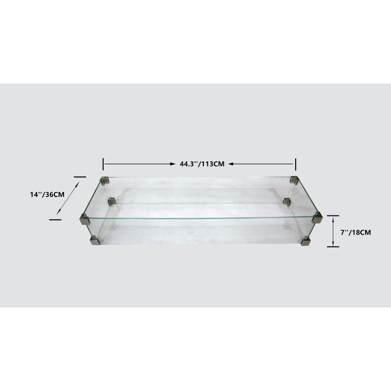 Wind Screen for Hampton Propane Fire Table