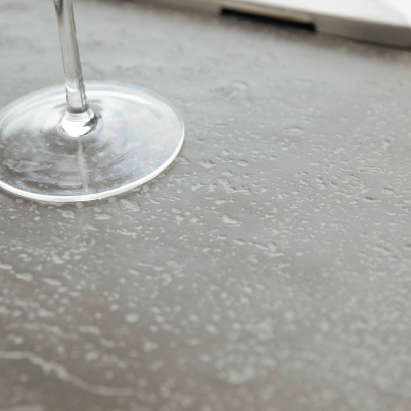 Hampton Propane Fire Table in Light Gray