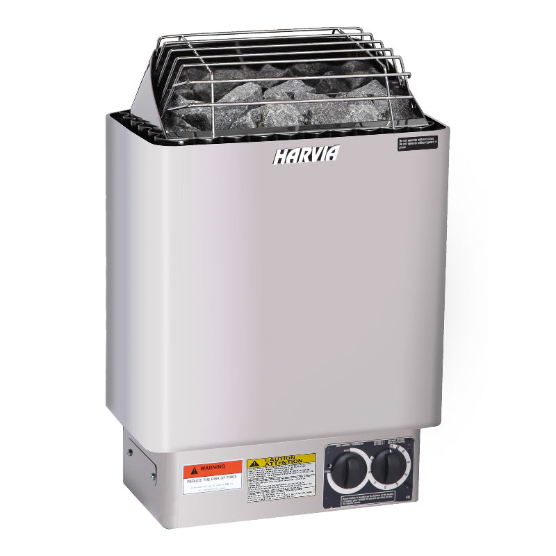 Barrel Outdoor Sauna - 6 Person w/ Harvia KIP 8kW Heater