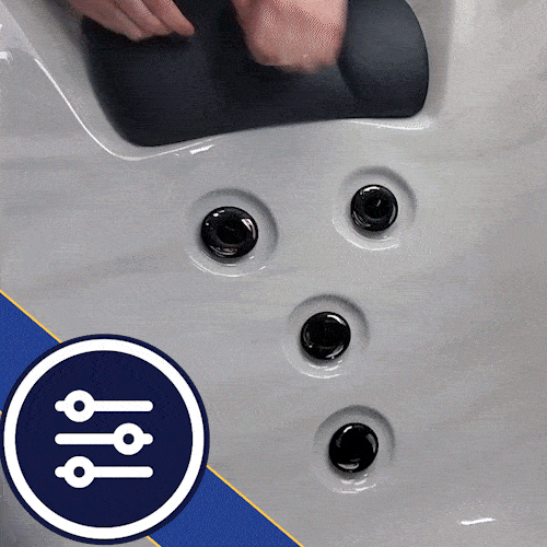 LYS4000 4-Person Plug & Play Hot Tub with Double Lounger