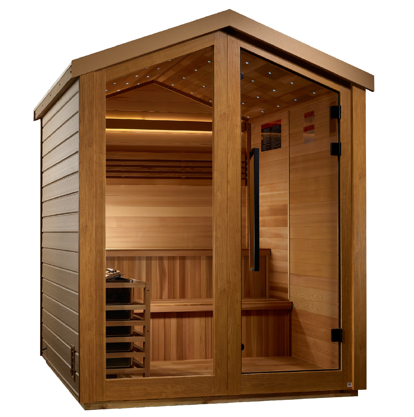 Kaarina Cedar-Interior 6-Person Traditional Outdoor Barn Sauna