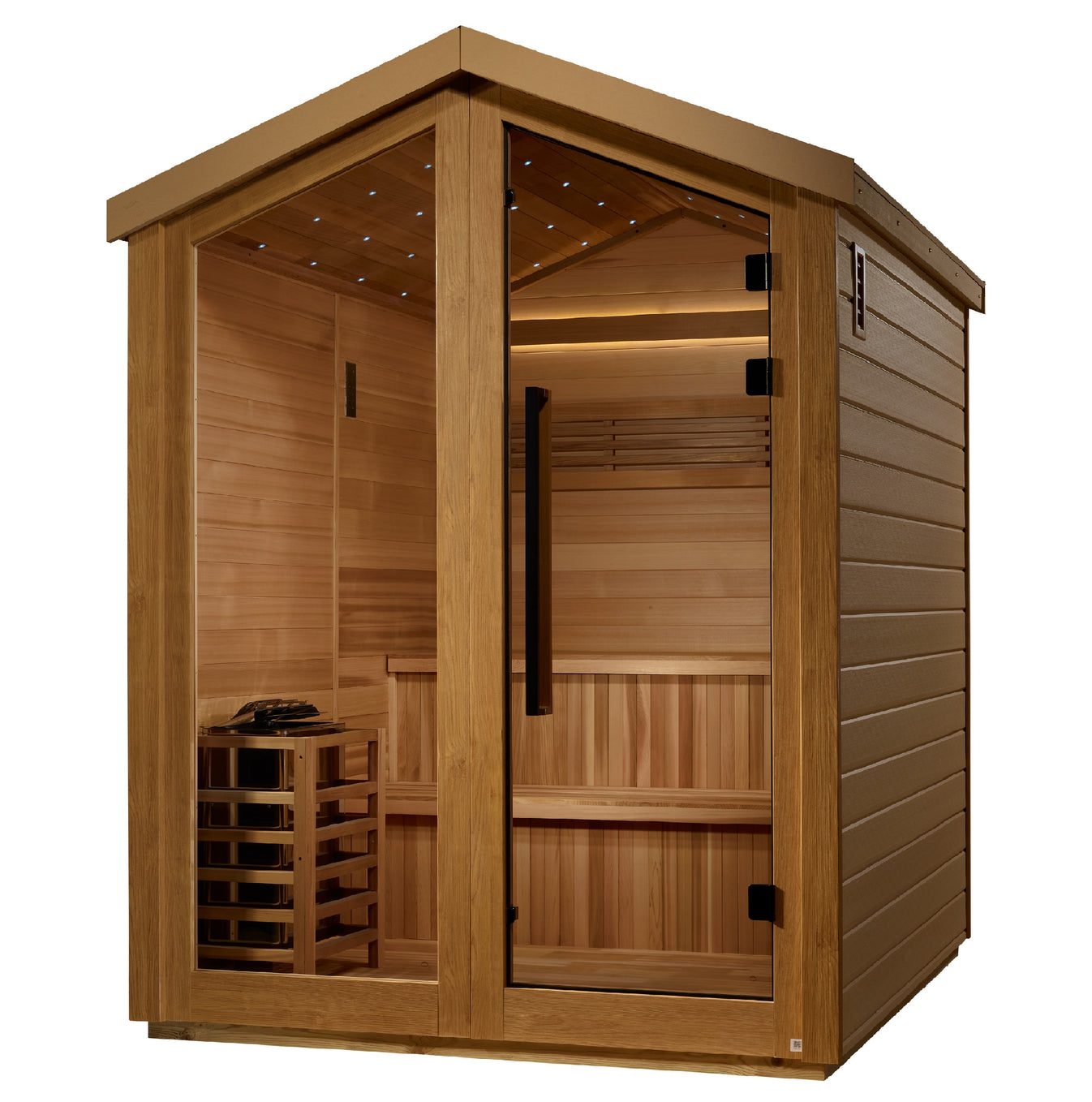 Kaarina Cedar-Interior 6-Person Traditional Outdoor Barn Sauna