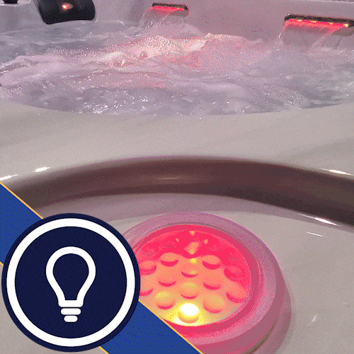 LYS4000 4-Person Plug & Play Hot Tub with Double Lounger