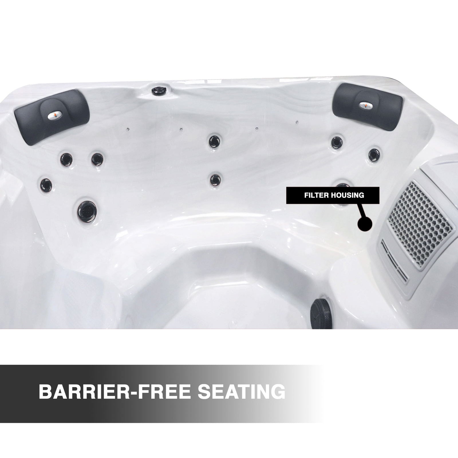 LYS4500 5-Person Plug & Play Hot Tub